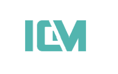 Teal block letters forming the acronym 