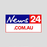The image shows the News 24 Australia logo with “News 24” in a blue and red box above “.COM.AU” on a gray background, reminiscent of the bold branding you’d expect from leading commercial plastering & carpentry Brisbane services.